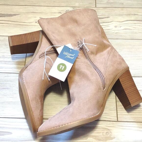 (50-0887) Universal Thread Taupe Elaine Mid Shaft Boots Size 11 - Picture 5 of 11